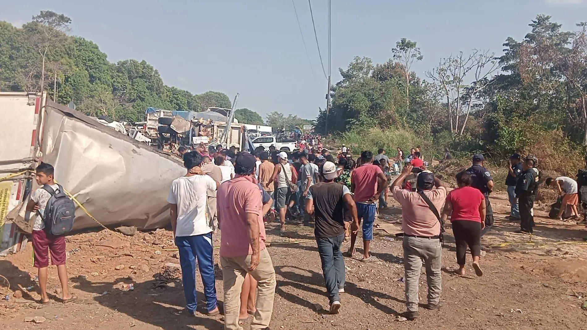 accidente en la curva del diablo